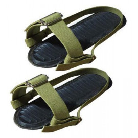 Крепление для лыж охотопромысловое кожа  (амортизатор, носковой ремень)